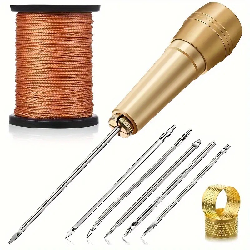 Leatherwork Awl - Ferramenta de Costura de Couro, Agulha