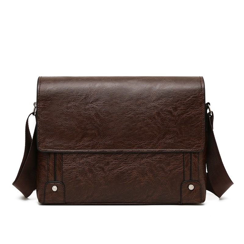 Leather Work Bag Mens - Maleta Masculina de Couro PU, Bolsa