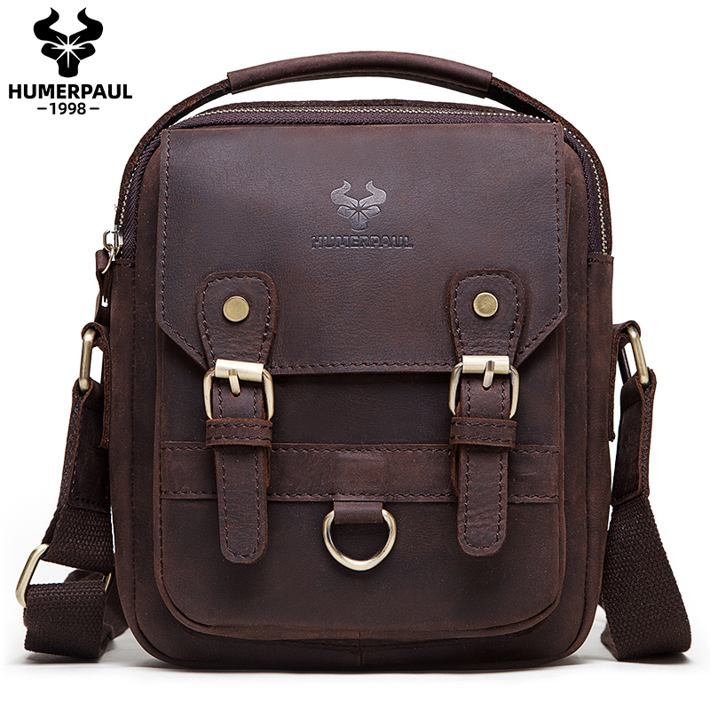 Leather Work Bag Mens - Bolsa de Ombro Masculina LAREET em