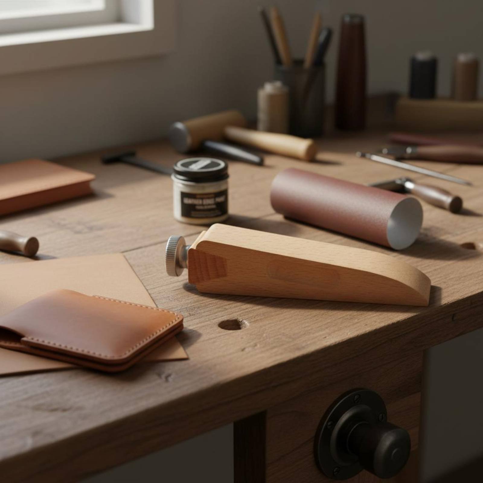 Leatherworker Block - Bloco de Lixamento de Couro com