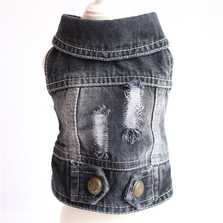 Leather Work Vest - Atacado roupas para animais de estimação