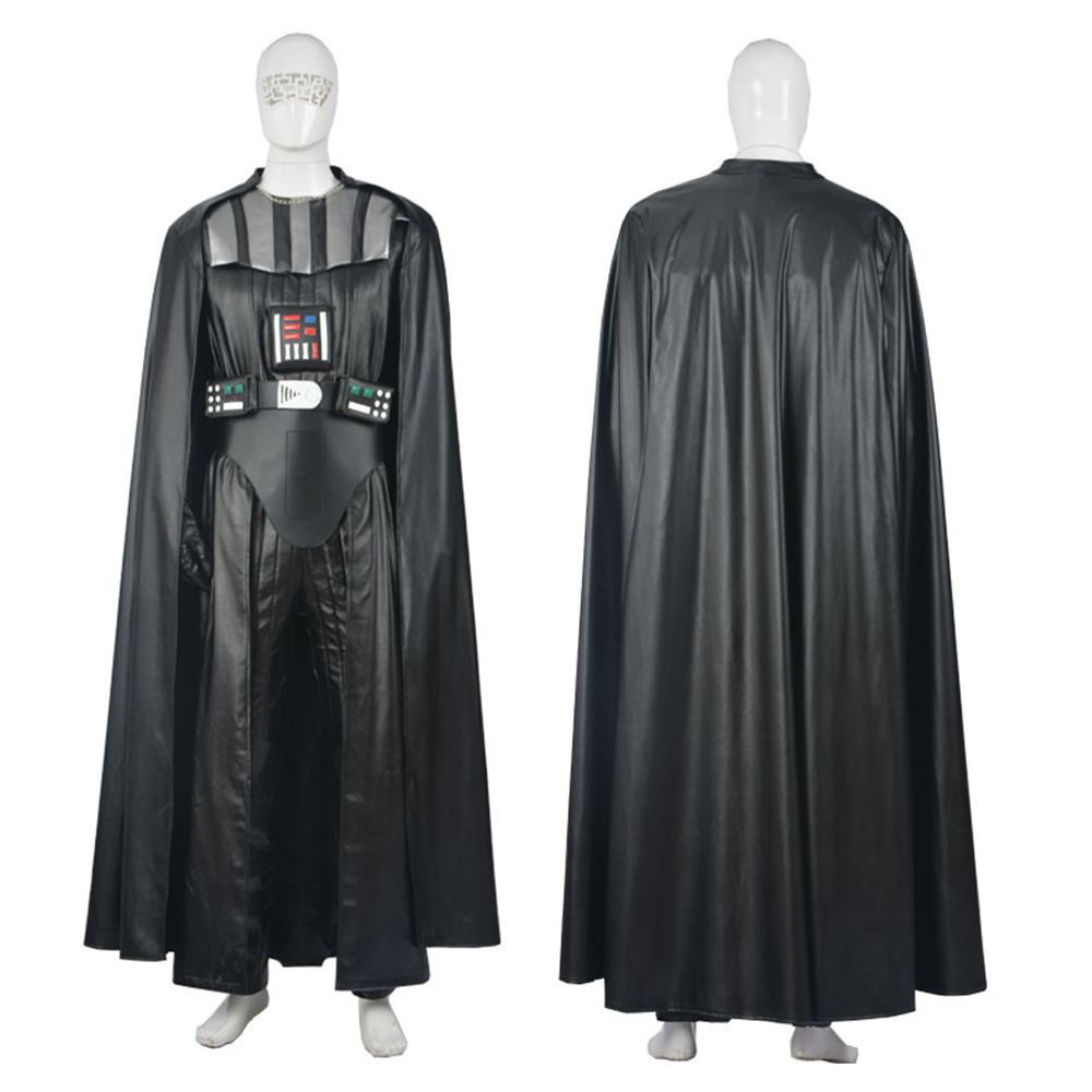 Leather Work Vest - Darth Vader Cosplay Traje Masculino, Macacão,