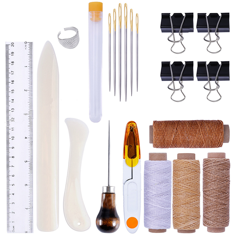 Leatherwork Awl - 25 Pçs/set Kit de Costura Artesanato