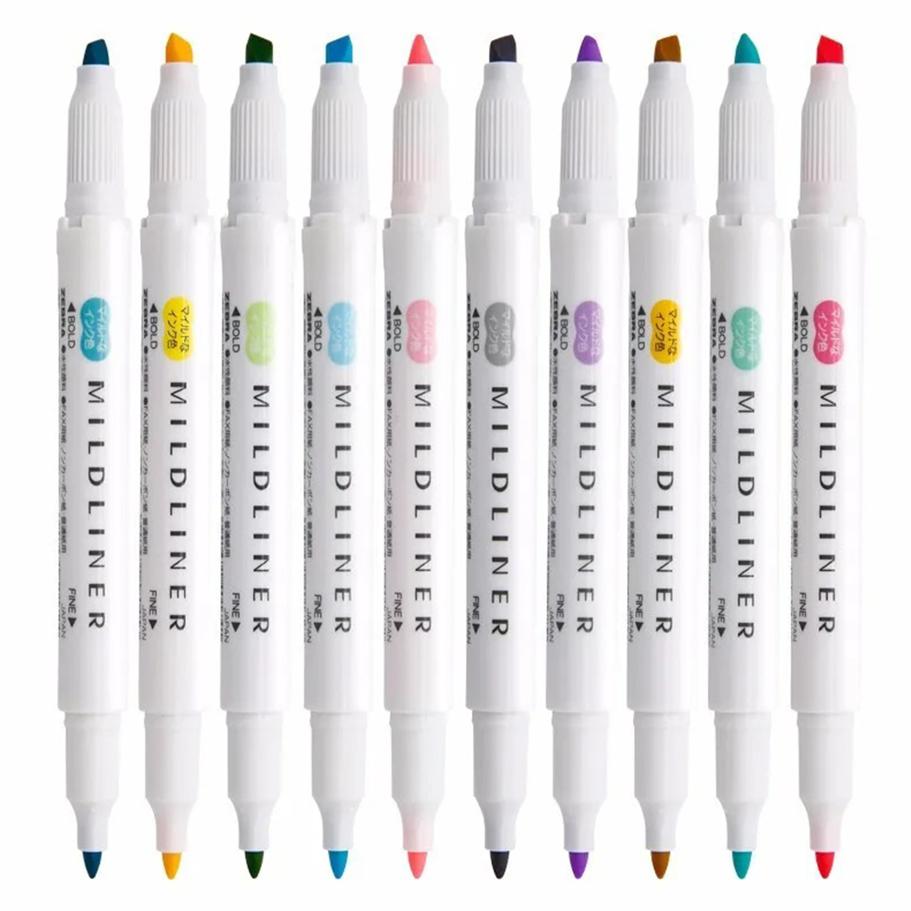 35 cores ZEBRA Mildliner Highl - Zebra Pen Mildliner avaliação e preço