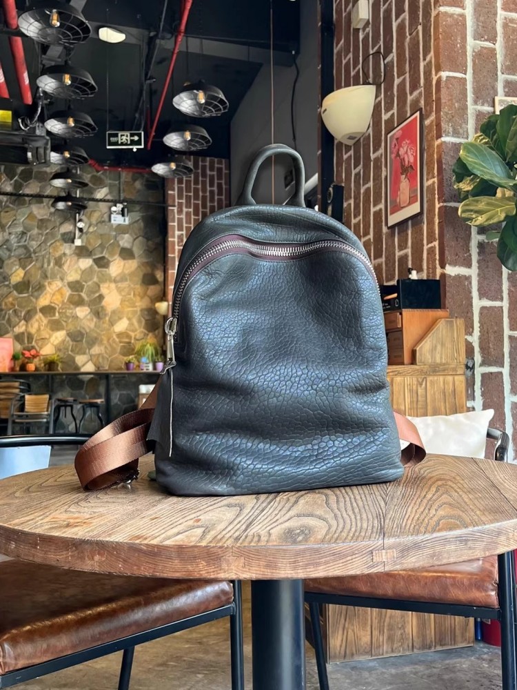 Mochila casual de pele de ovel - Leather Work Bag Mens avaliação e preço