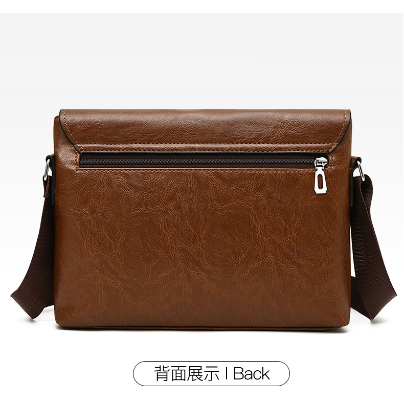 Maleta Masculina de Couro PU,  - Leather Work Bag Mens avaliação e preço
