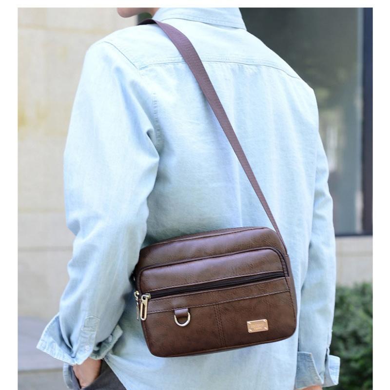 Bolsa de couro masculina, bols - Leather Work Bag Mens avaliação e preço