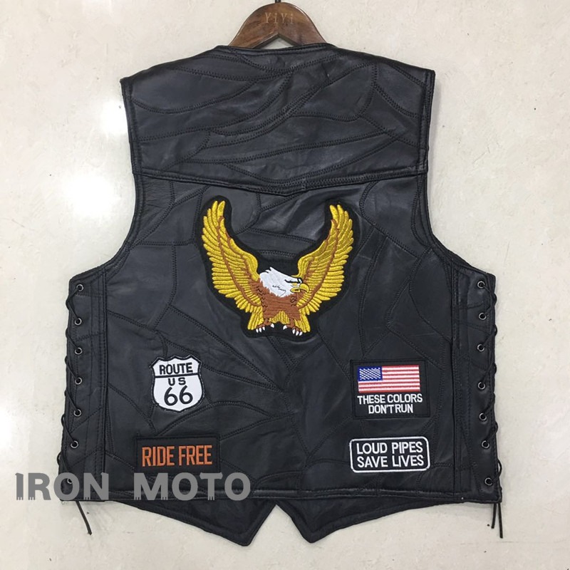 NOVO Colete Masculino de Couro - Leather Work Vest avaliação e preço