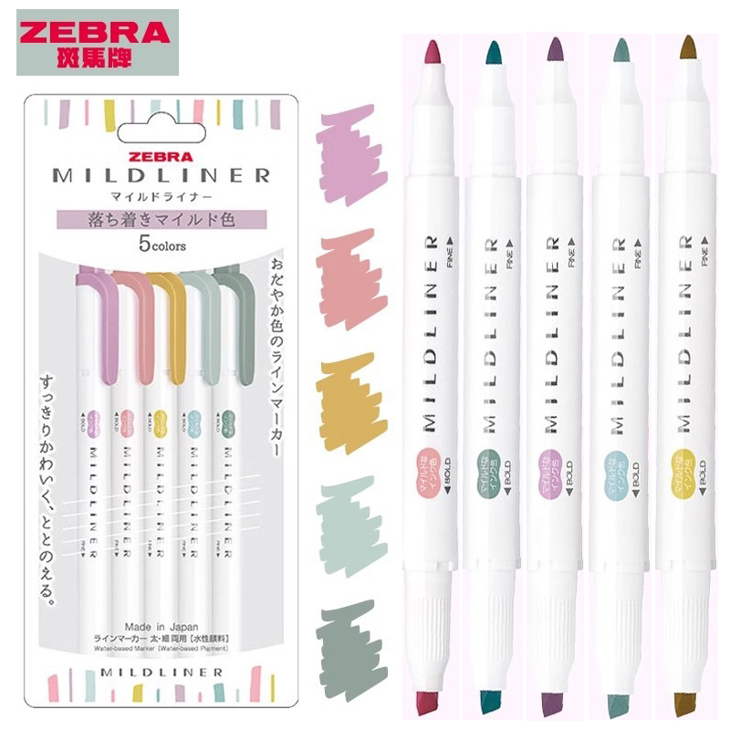 Caneta iluminadora Zebra Mildl - Zebra Pen Mildliner avaliação e preço