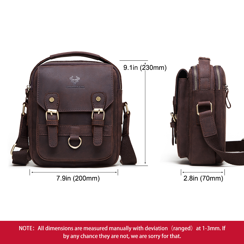 Bolsa de Ombro Masculina LAREE - Leather Work Bag Mens avaliação e preço