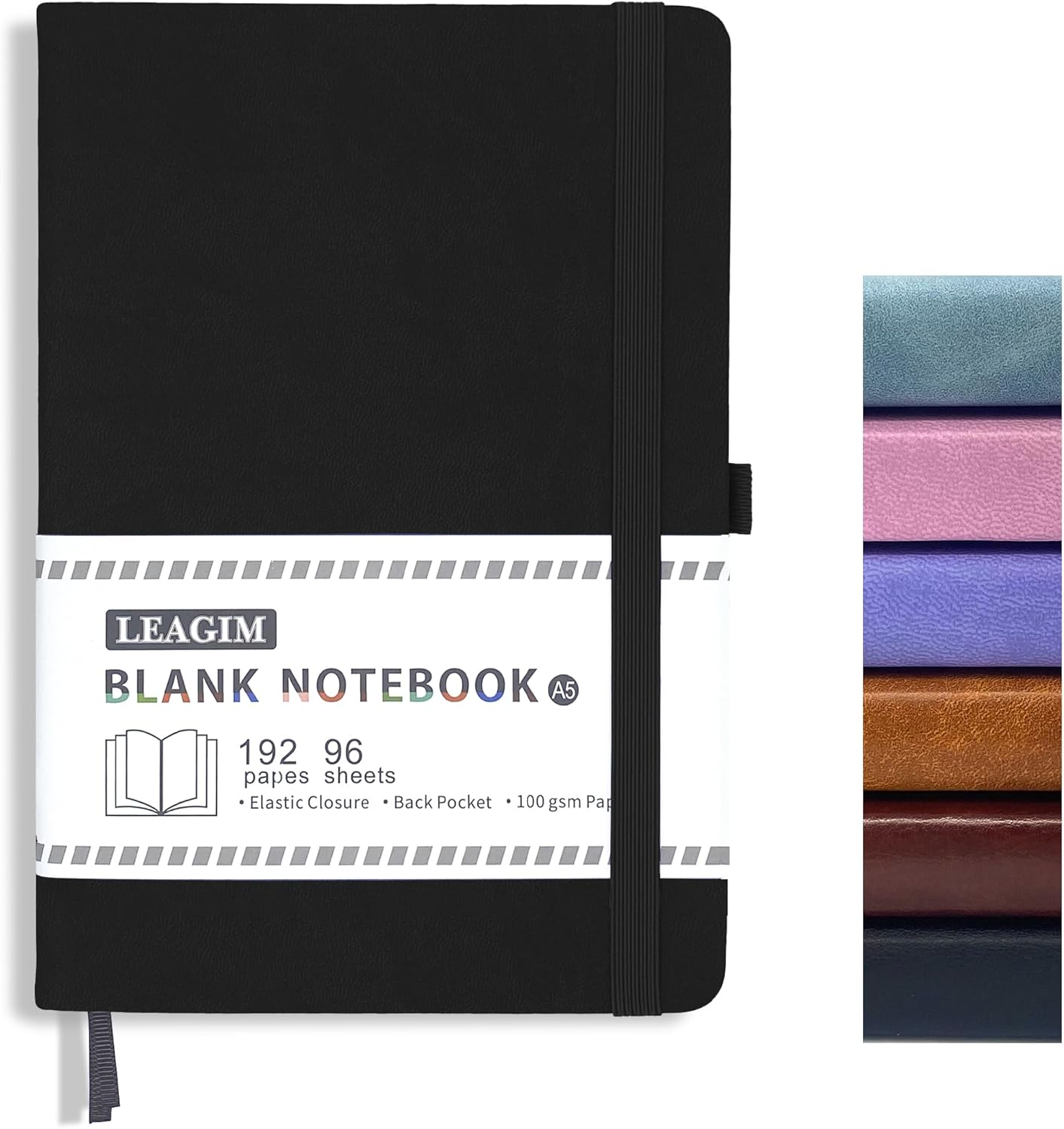 Caderno em Branco A5 com 192 P - Leatherwork Images avaliação e preço