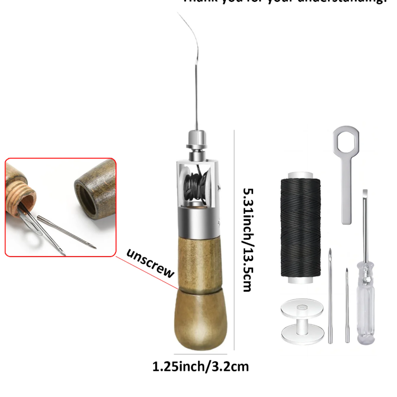 Conjunto Profissional de Agulh - Leatherwork Awl avaliação e preço