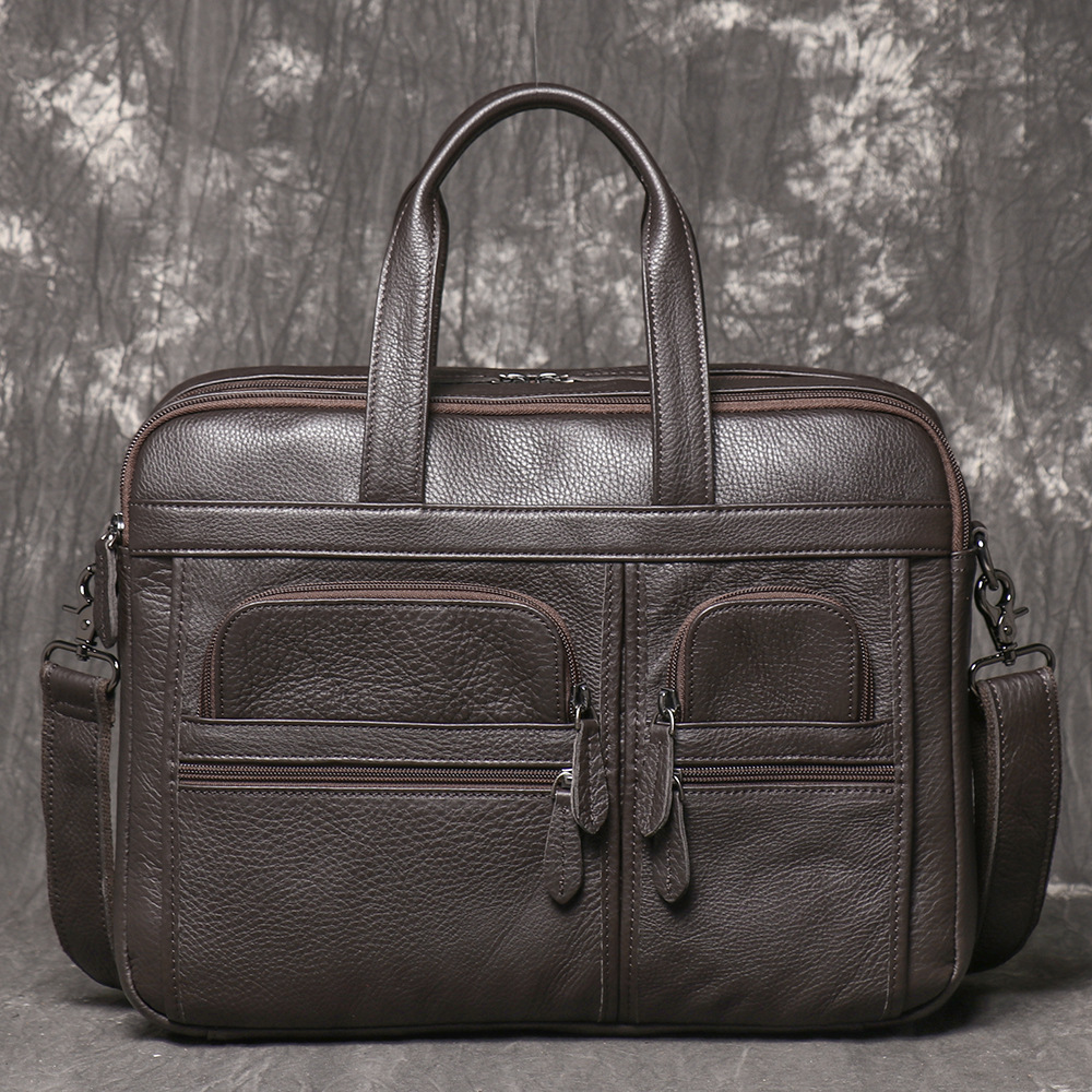 Pasta Executiva Masculina de C - Leather Work Bag Mens avaliação e preço