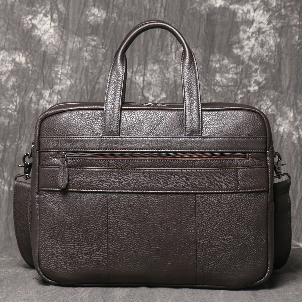 Pasta Executiva Masculina de C - Leather Work Bag Mens avaliação e preço