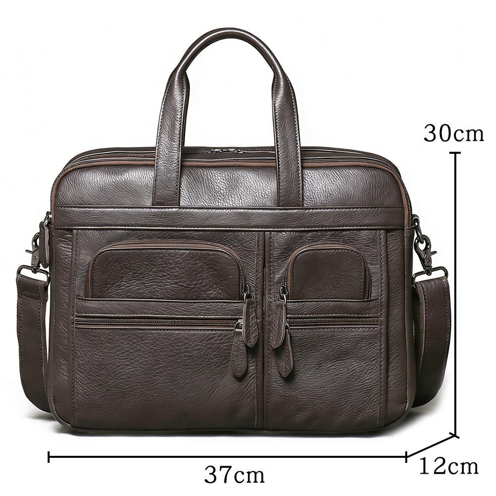 Pasta Executiva Masculina de C - Leather Work Bag Mens avaliação e preço