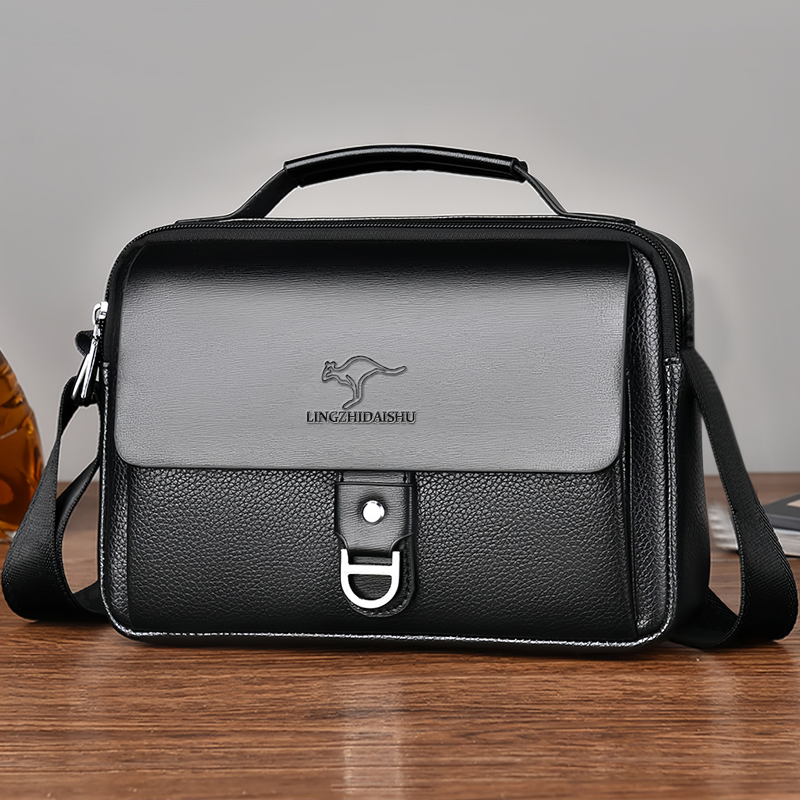 Bolsa de Negócios Durável e Re - Leather Work Bag Mens avaliação e preço