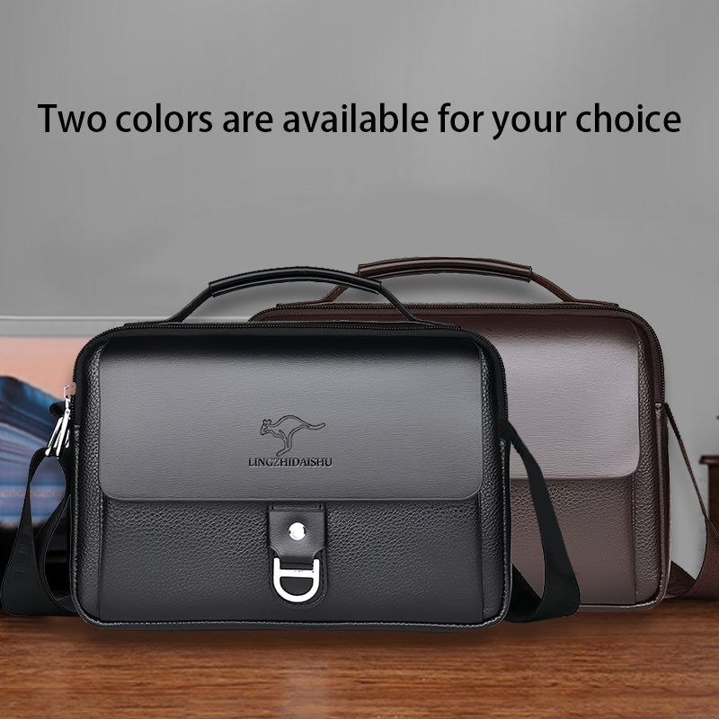 Bolsa de Negócios Durável e Re - Leather Work Bag Mens avaliação e preço