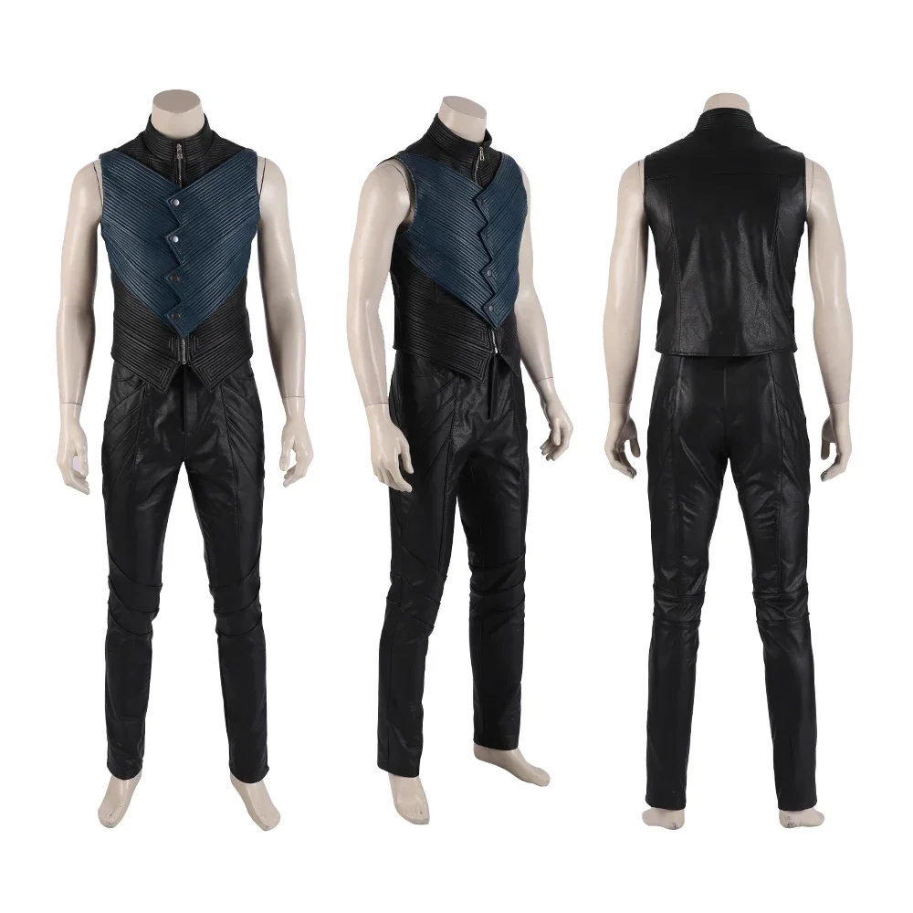 Fantasia de Cosplay do Persona - Leather Work Vest avaliação e preço
