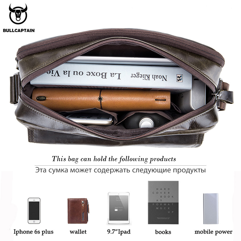 Bullcaptain bolsa crossbody ma - Leather Work Bag Mens avaliação e preço
