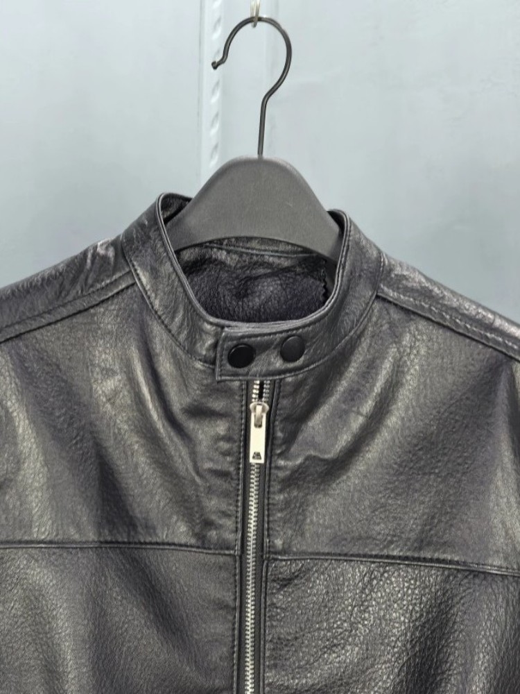 Moda outono natural pele de ca - Leather Work Vest avaliação e preço