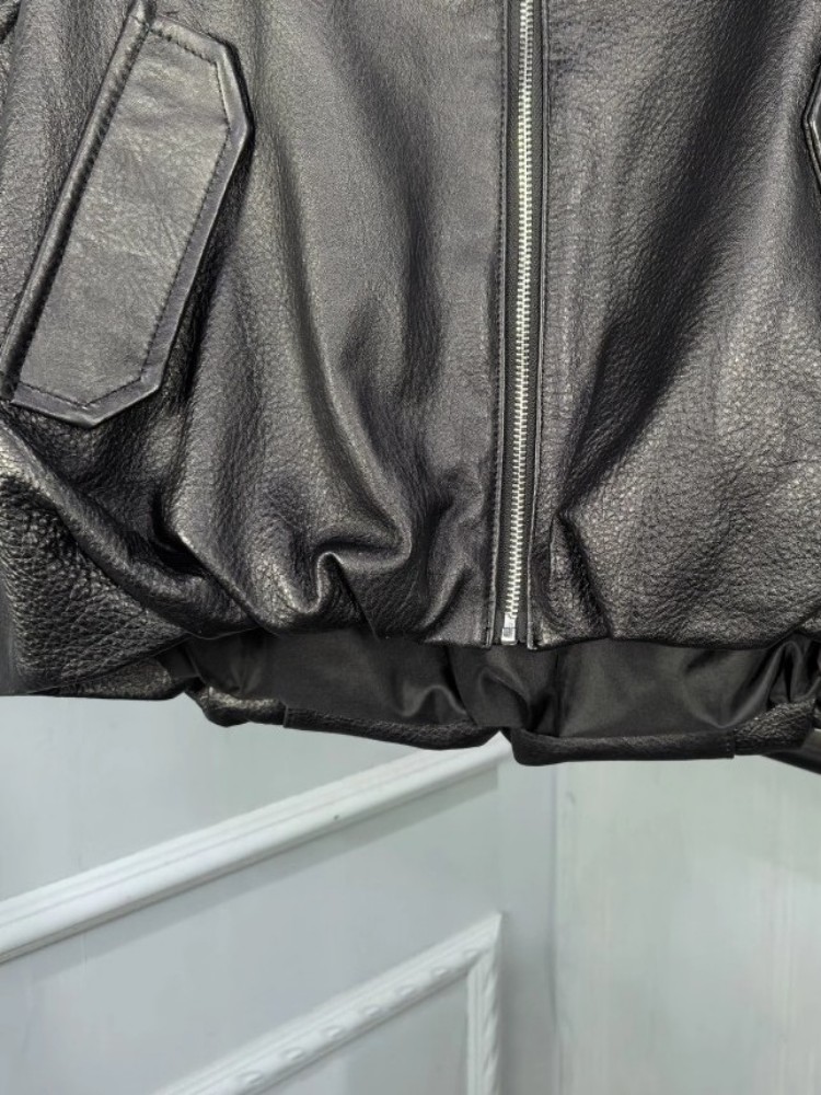 Moda outono natural pele de ca - Leather Work Vest avaliação e preço