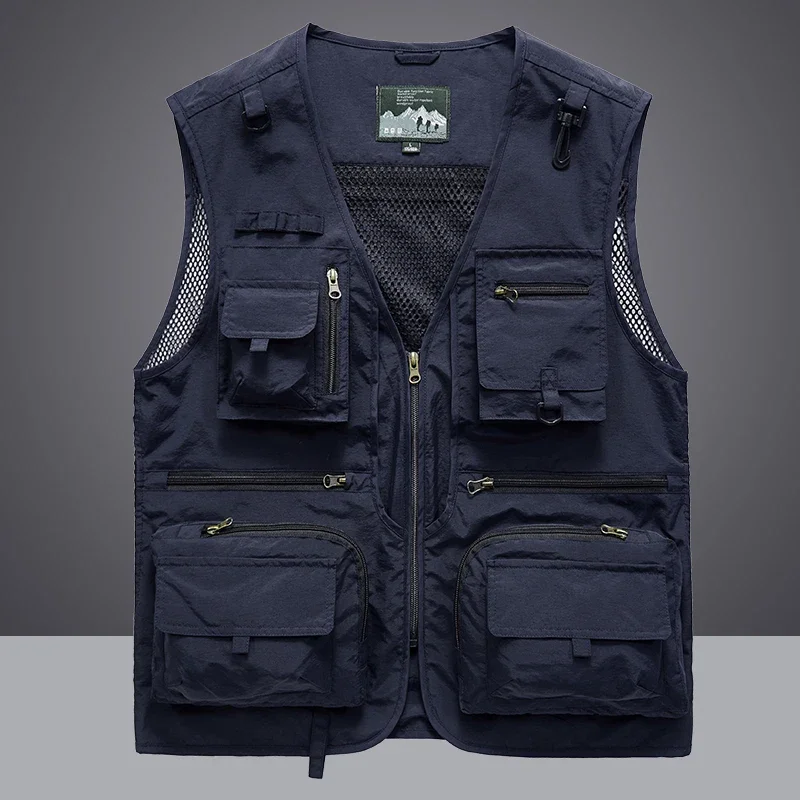 Verão masculino descarga colet - Leather Work Vest avaliação e preço