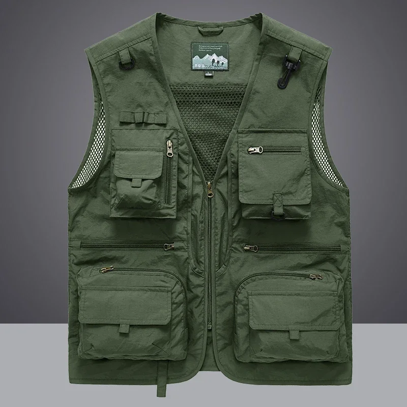 Verão masculino descarga colet - Leather Work Vest avaliação e preço