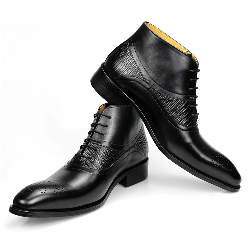 Sapatos de couro genuíno botas - Leather Work Factory avaliação e preço
