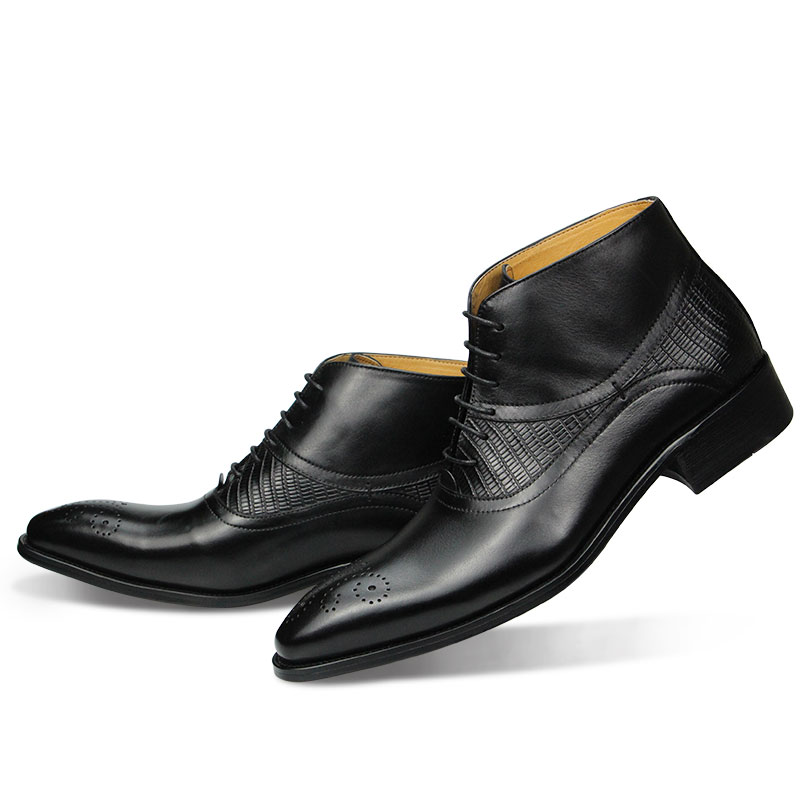 Sapatos de couro genuíno botas - Leather Work Factory avaliação e preço