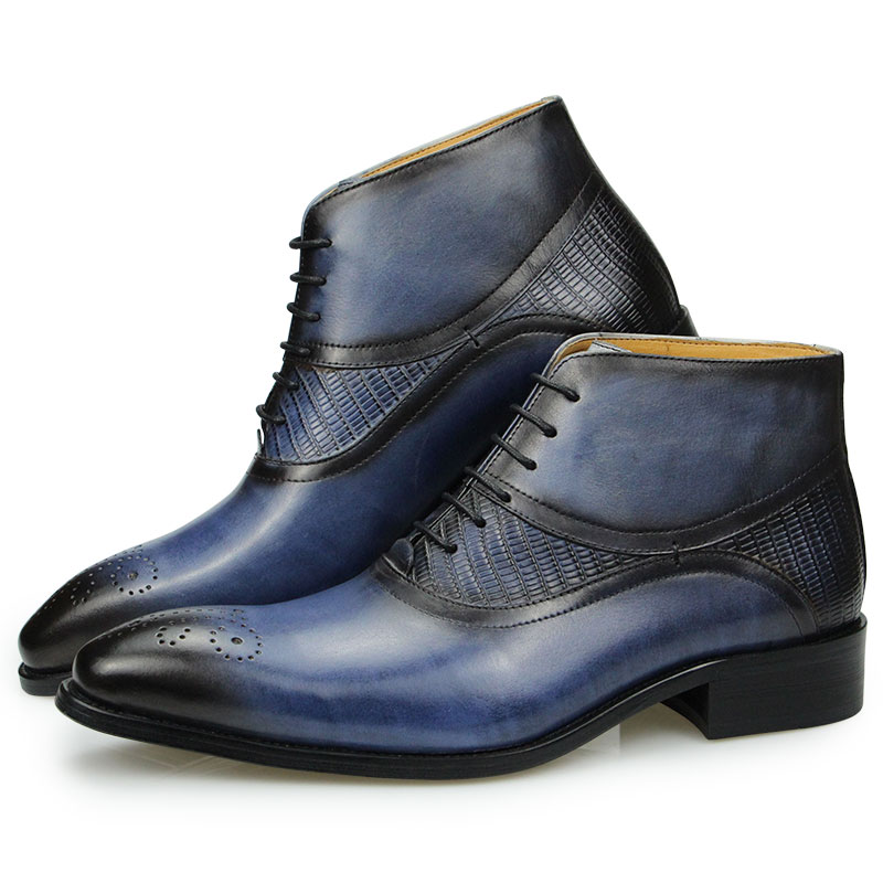 Sapatos de couro genuíno botas - Leather Work Factory avaliação e preço
