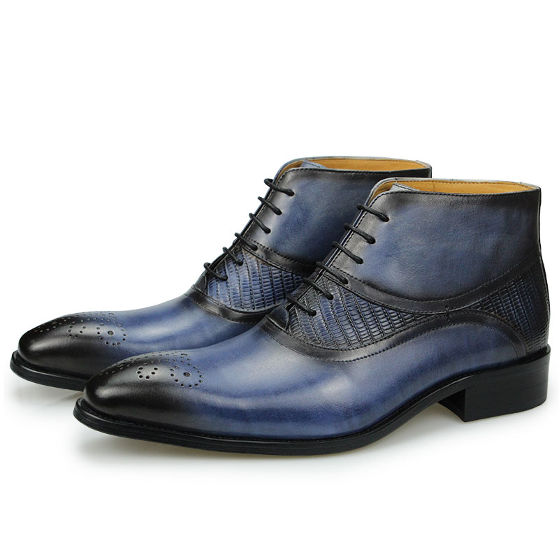 Sapatos de couro genuíno botas - Leather Work Factory avaliação e preço