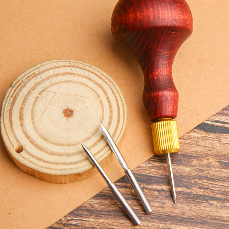 1 conjunto de perfurador de co - Leatherwork Awl avaliação e preço