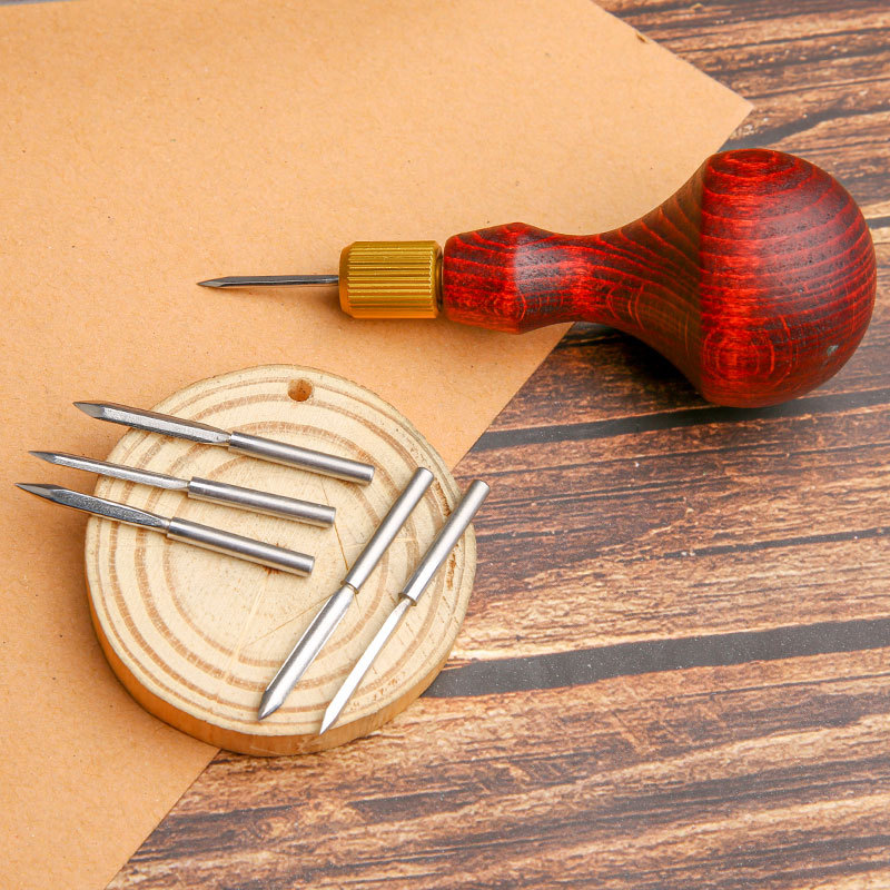 1 conjunto de perfurador de co - Leatherwork Awl avaliação e preço