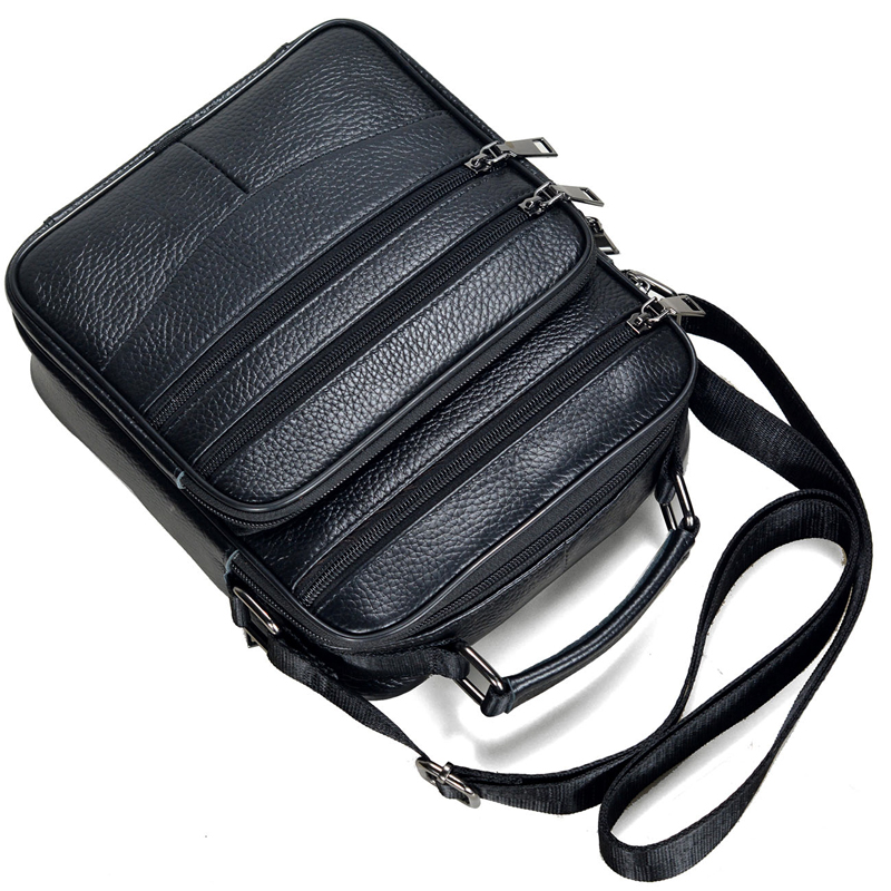 Homens bolsas de couro genuíno - Leather Work Bag Mens avaliação e preço