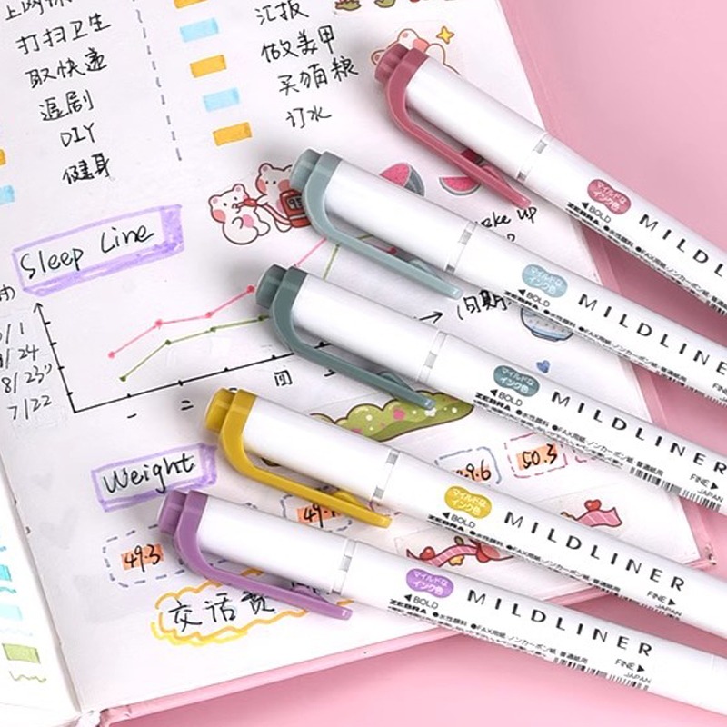 1/3 pçs zebra mildliner wkt7 c - Zebra Pen Mildliner avaliação e preço