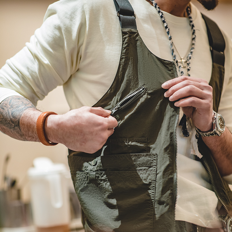 Maden 2023 novo design masculi - Leather Work Vest avaliação e preço