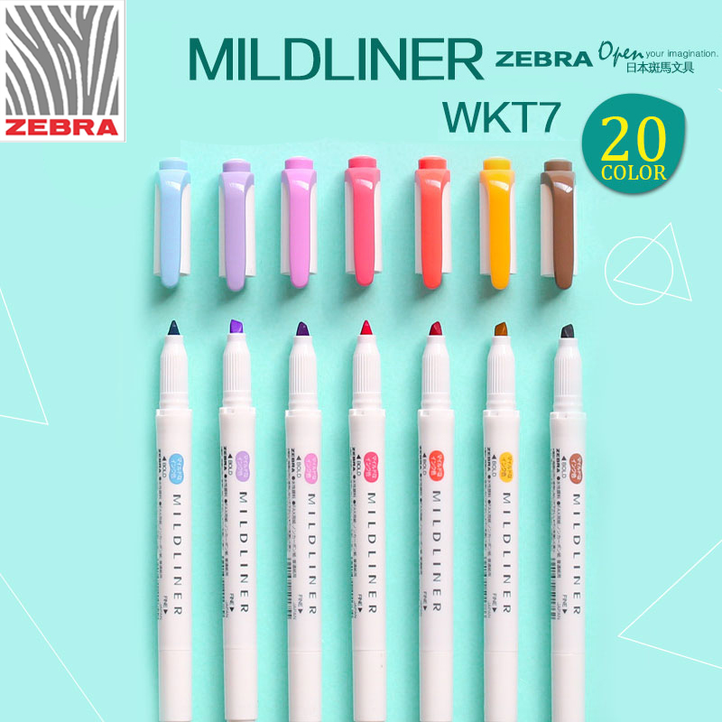 Japão zebra wkt7 novo milliner - Zebra Pen Mildliner avaliação e preço