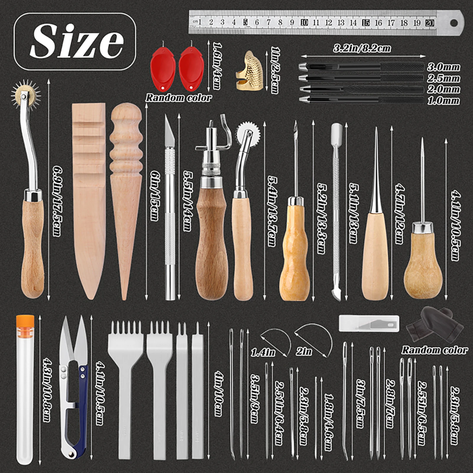 Kit de Costura em Couro Laranj - Leatherwork Awl avaliação e preço
