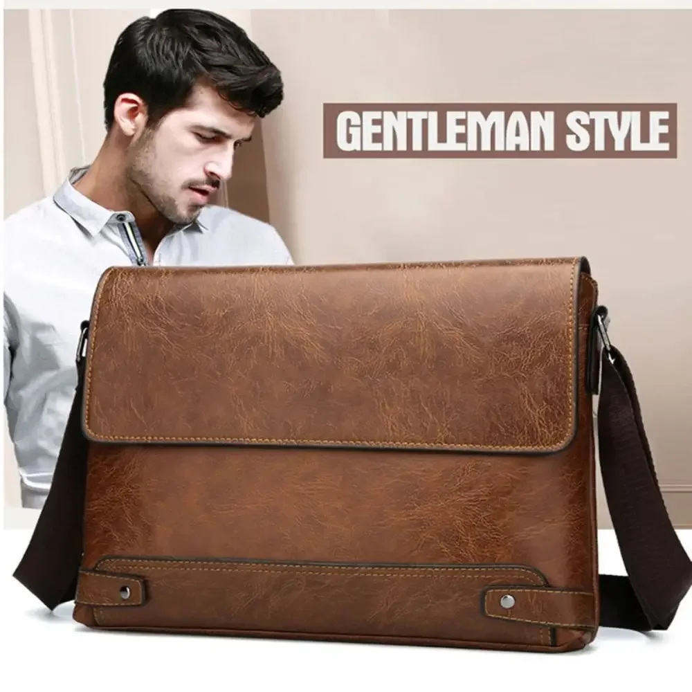 Pasta para homens couro do plu - Leather Work Bag Mens avaliação e preço