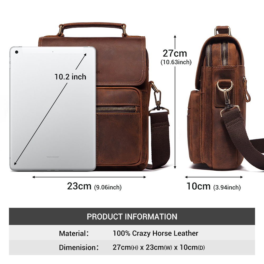 Humerpaul bolsa de ombro mascu - Leather Work Bag Mens avaliação e preço