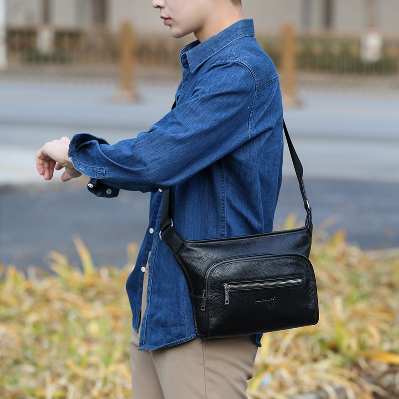 Couro novo comercial à prova d - Leather Work Bag Mens avaliação e preço