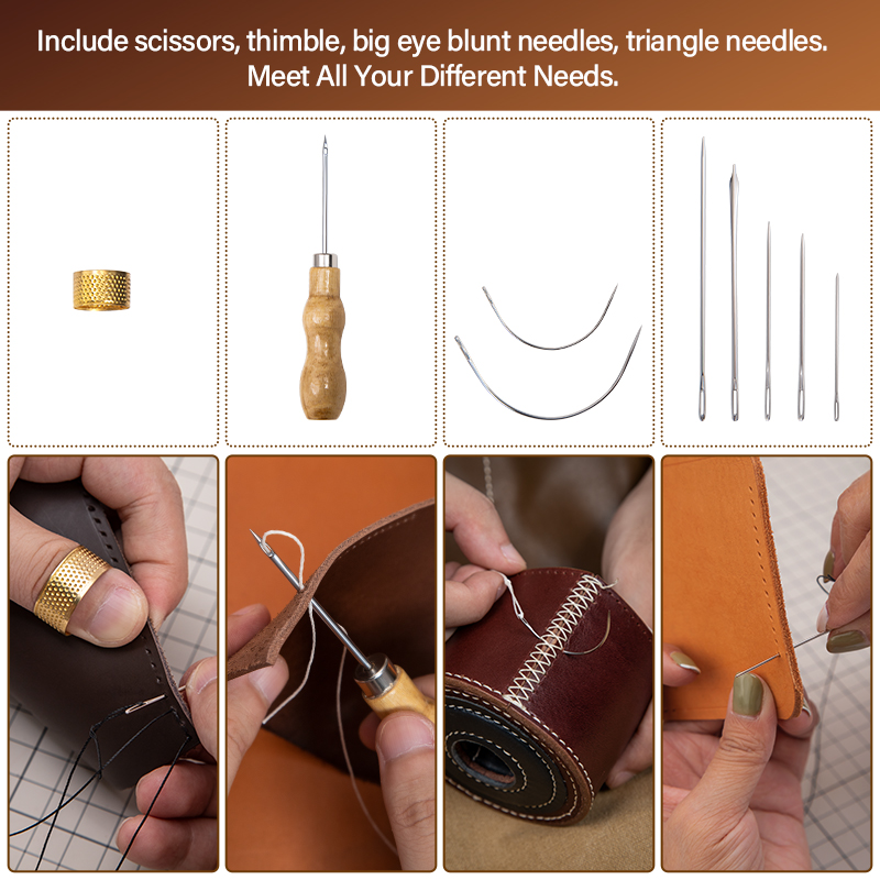 Wuta kit de reparo de couro sa - Leatherwork Awl avaliação e preço