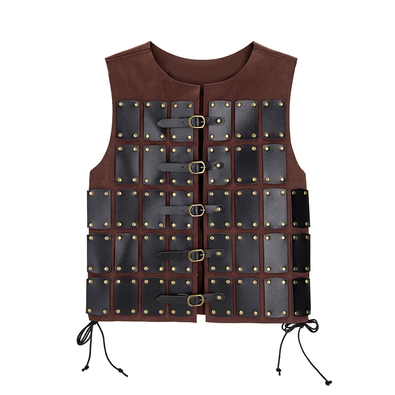 Armadura de Peito Medieval Vik - Leather Work Vest avaliação e preço